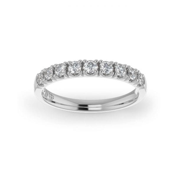 Ladies-Wedding-Platinum-Diamond-Ring-Scallop-Pave-2.5mm